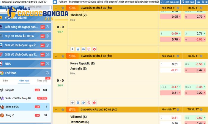 Trải nghiệm cá cược K-Sports thể thao ảo đẳng cấp nhất 